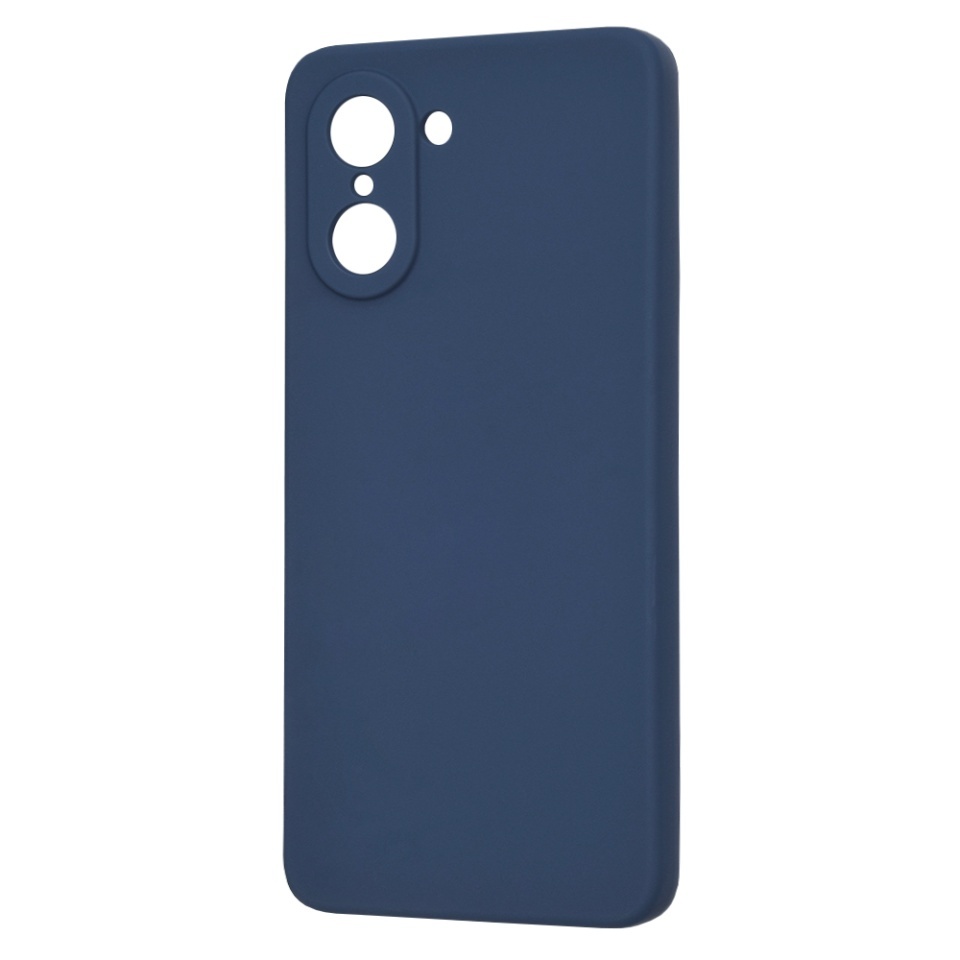Husa pentru OnePlus Nord CE5, SKYDDAR INNOVATION, din Silicon Catifelat, SoftElegance, set cu sticker, Bleumarin - 3 | YEO