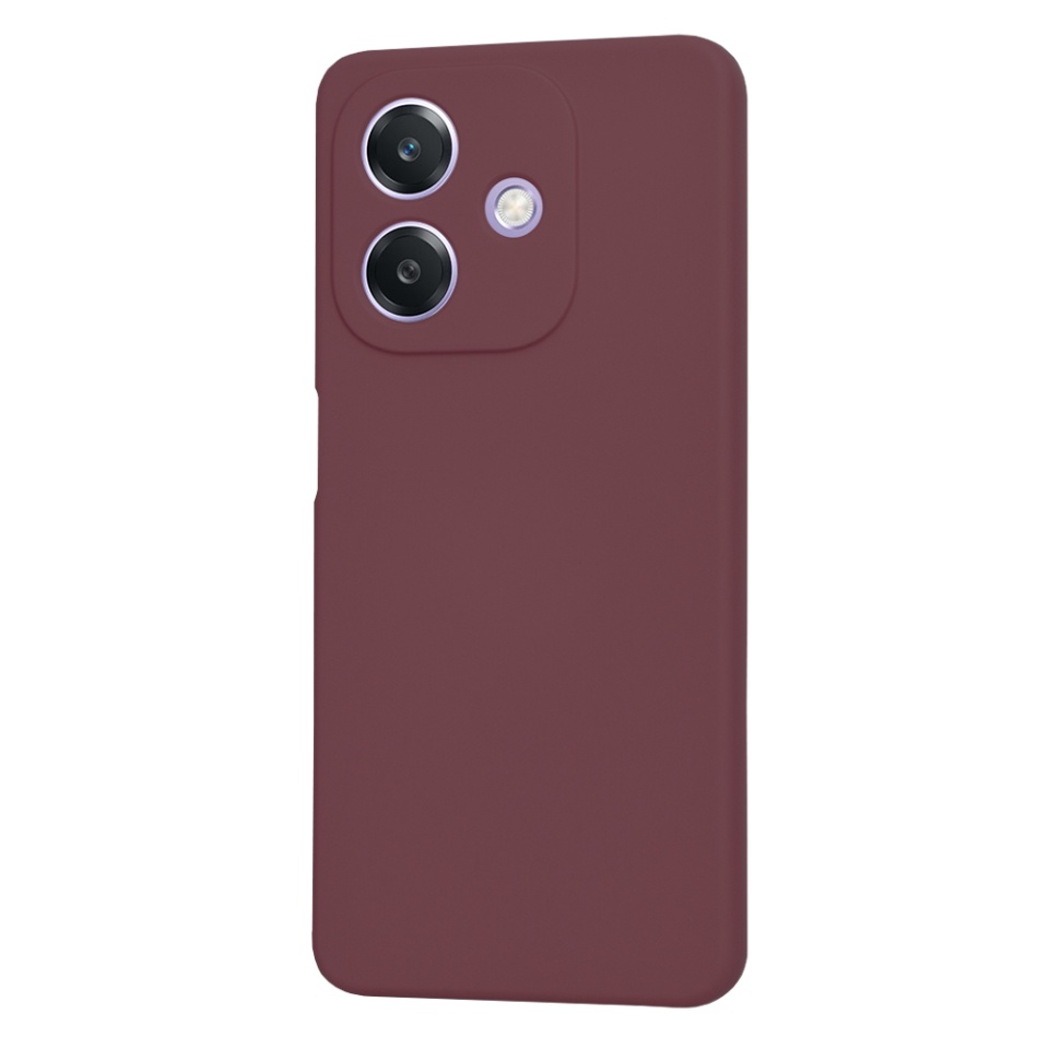 Husa pentru Oppo A40 4G / A60 5G din Silicon Catifelat, Protectie Premium, Skyddar SoftElegance - Bordo - 2 | YEO
