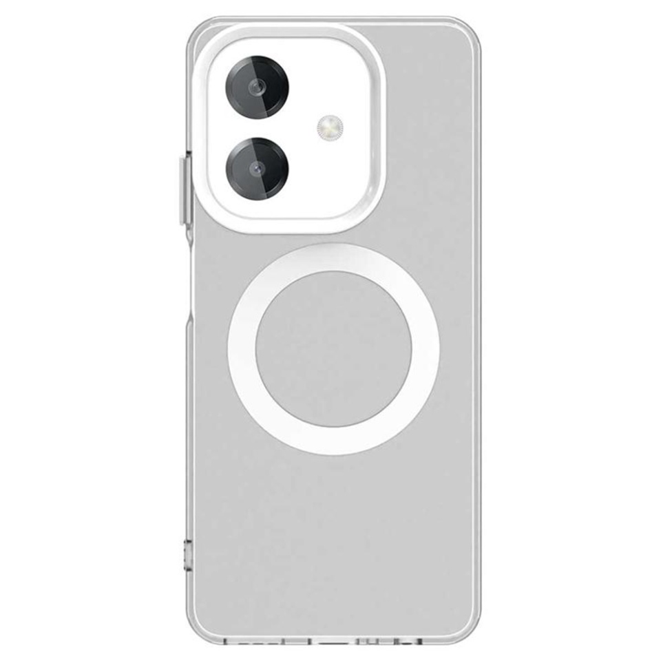 Husa pentru Oppo A40 4G / A60 5G, SKYDDAR INOVATION, CandyCase, Magsafe, set cu sticker, Alb - 1 | YEO