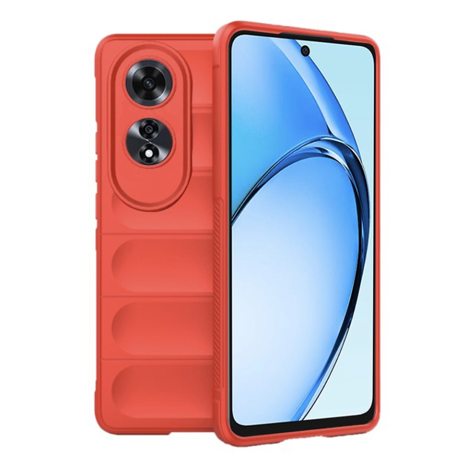 Husa pentru Oppo A60 eleganta, din silicon mat, SKDR Vogue - Rosu