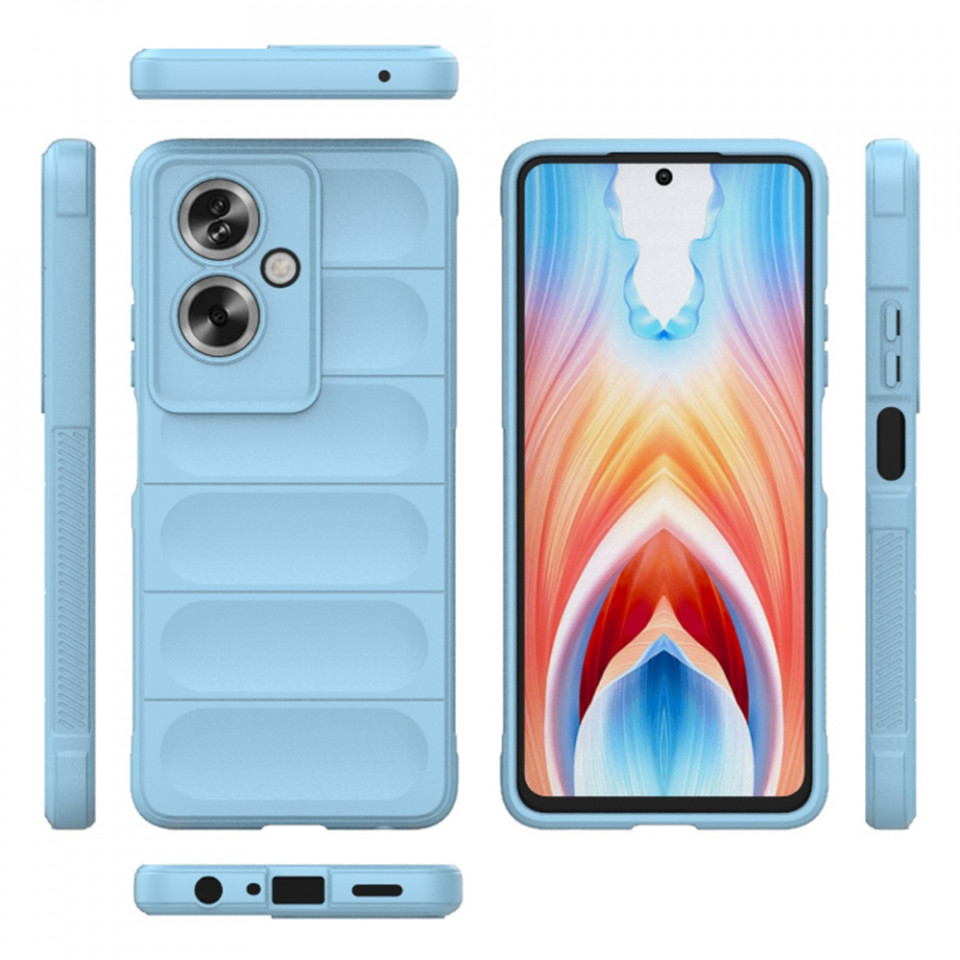 Husa pentru Oppo A79 5G / OnePlus Nord N30 SE eleganta, din silicon mat, SKDR Vogue - Bleu - 1 | YEO