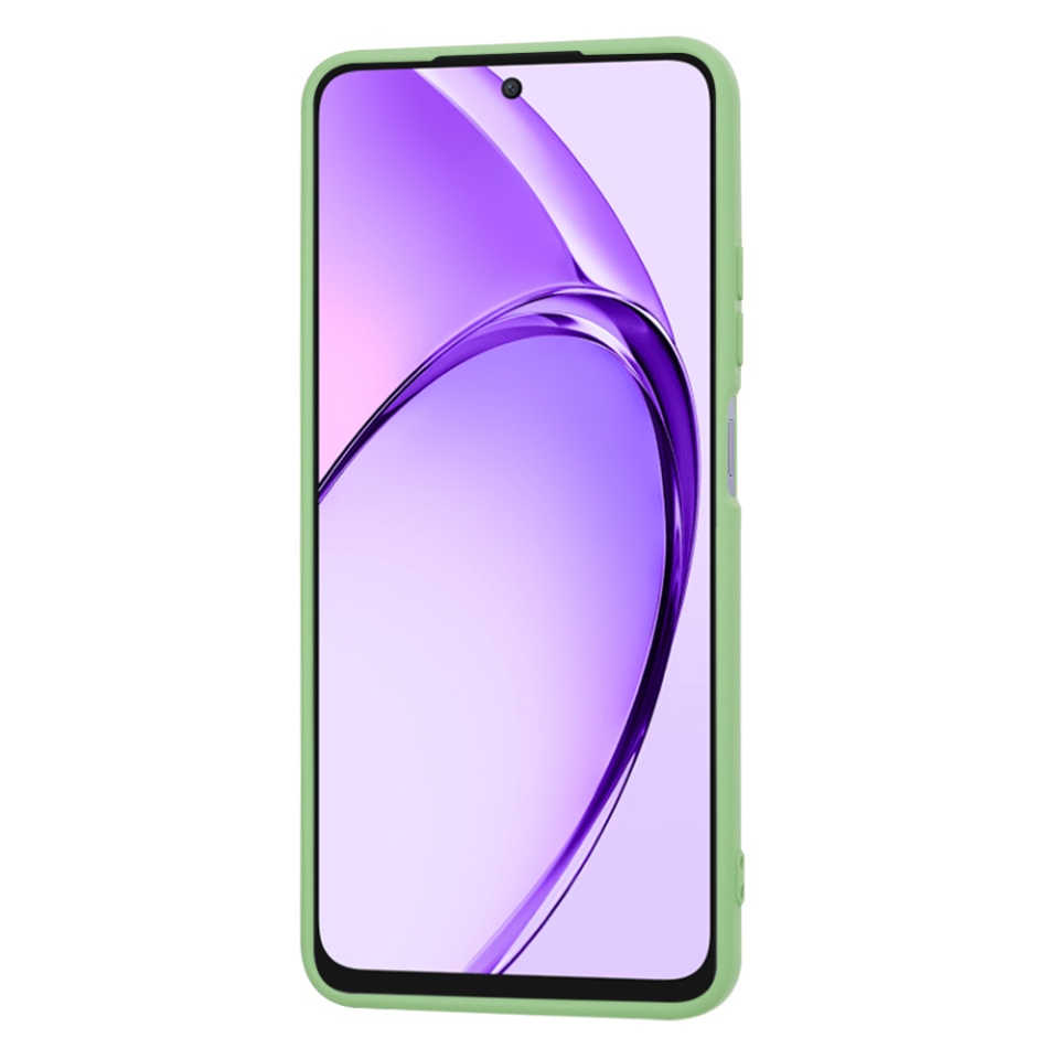 Husa pentru Oppo A80 5G din Silicon Catifelat, Protectie Premium, Skyddar SoftElegance - Verde deschis - 1 | YEO