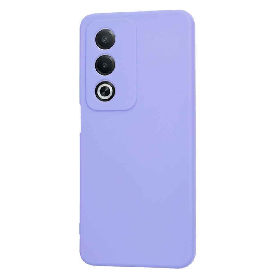 Husa pentru Oppo A80 5G, SKYDDAR INNOVATION, din Silicon Catifelat, SoftElegance, set cu sticker, Violet - 2 | YEO