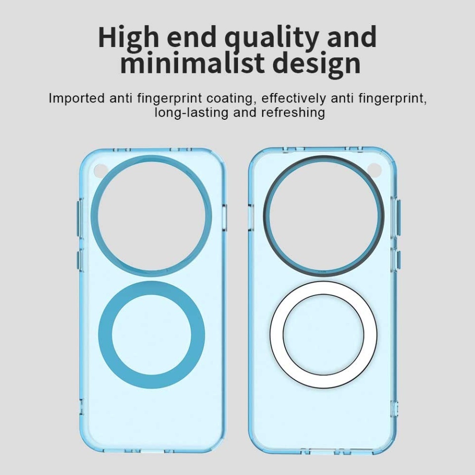 Husa pentru Oppo Find X8 Pro, SKYDDAR INOVATION, CandyCase, Magsafe, set cu sticker, Albastru - 3 | YEO
