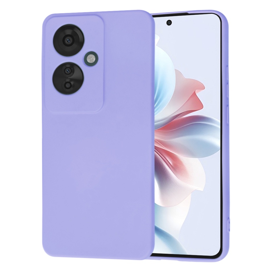 Husa pentru Oppo Reno11 F din Silicon Catifelat, Protectie Premium, Skyddar SoftElegance - Violet