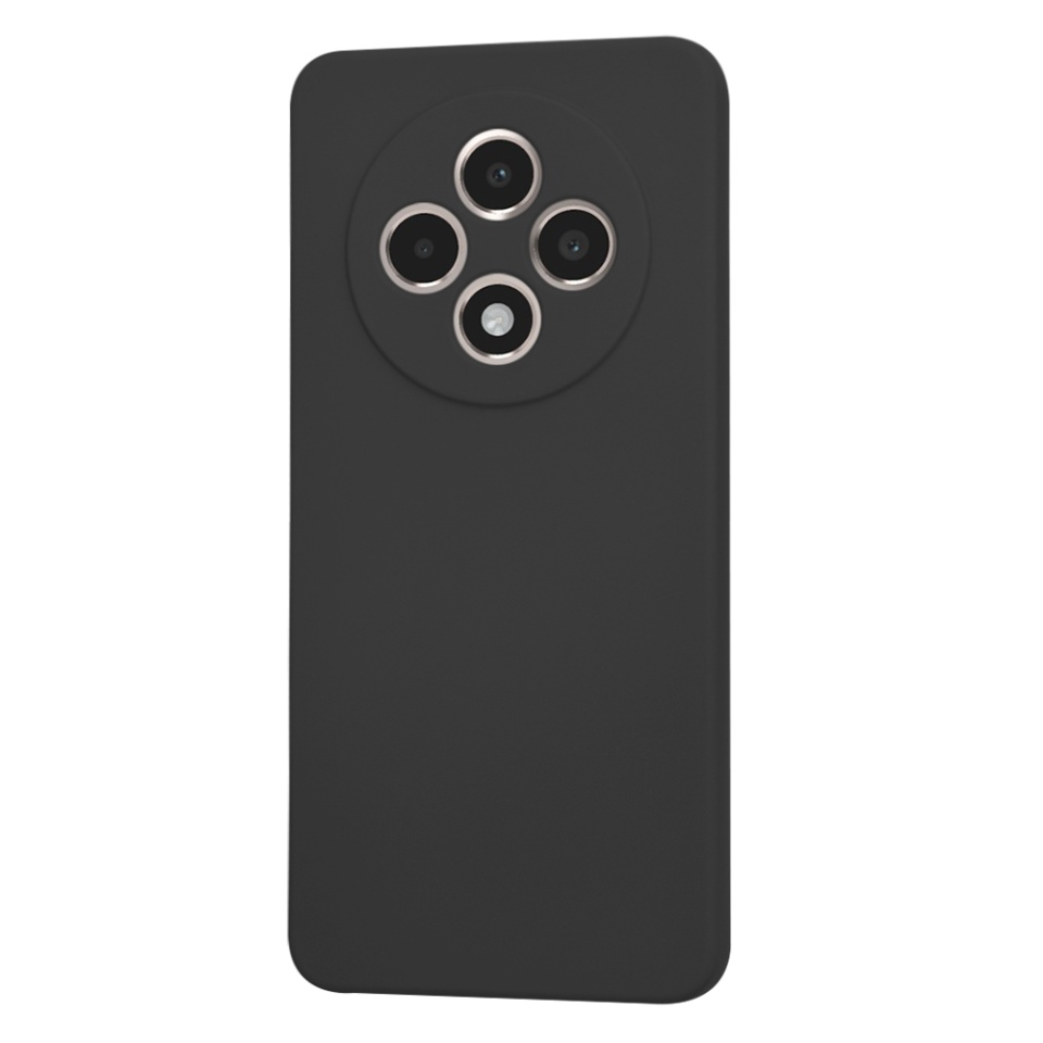 Husa pentru Oppo Reno12 F 5G / Reno12 FS / Reno12 F 4G din Silicon Catifelat, Protectie Premium, Skyddar SoftElegance - Negru - 2 | YEO