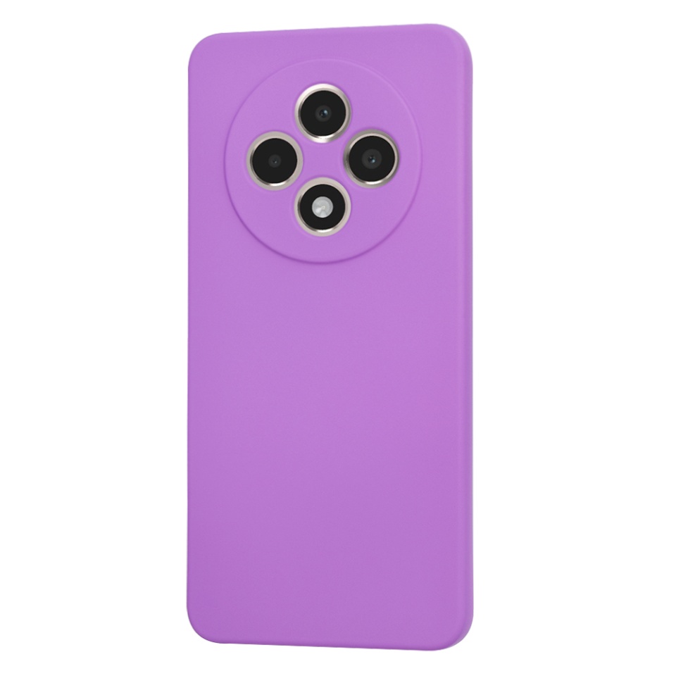 Husa pentru Oppo Reno12 F 5G / Reno12 FS / Reno12 F 4G din Silicon Catifelat, Protectie Premium, Skyddar SoftElegance - Mov - 2 | YEO