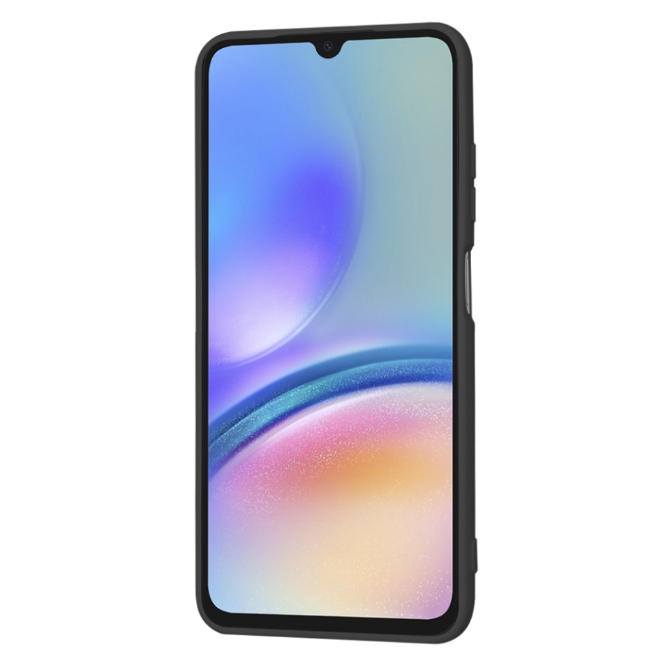 Husa pentru Samsung Galaxy A05s din Silicon Catifelat, Protectie Premium, Skyddar SoftElegance - Negru - 2 | YEO
