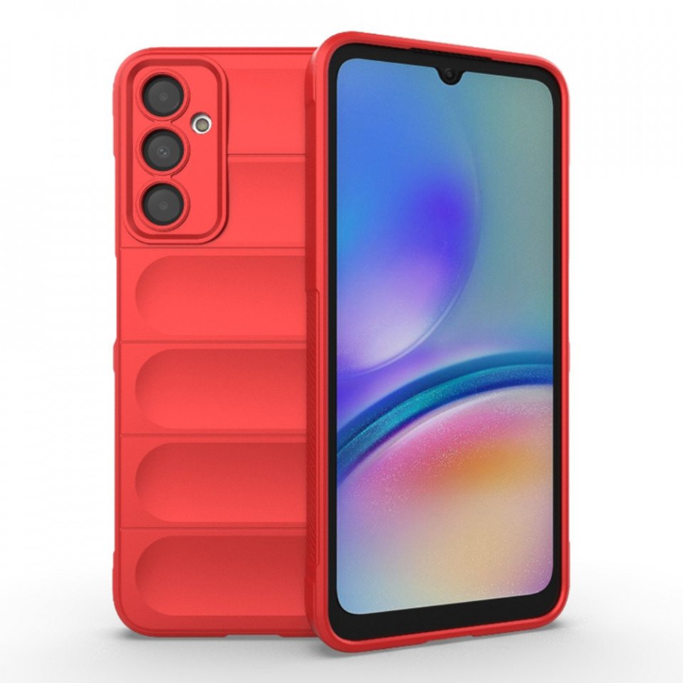 Husa pentru Samsung Galaxy A05s eleganta, din silicon mat, SKDR Vogue - Rosu