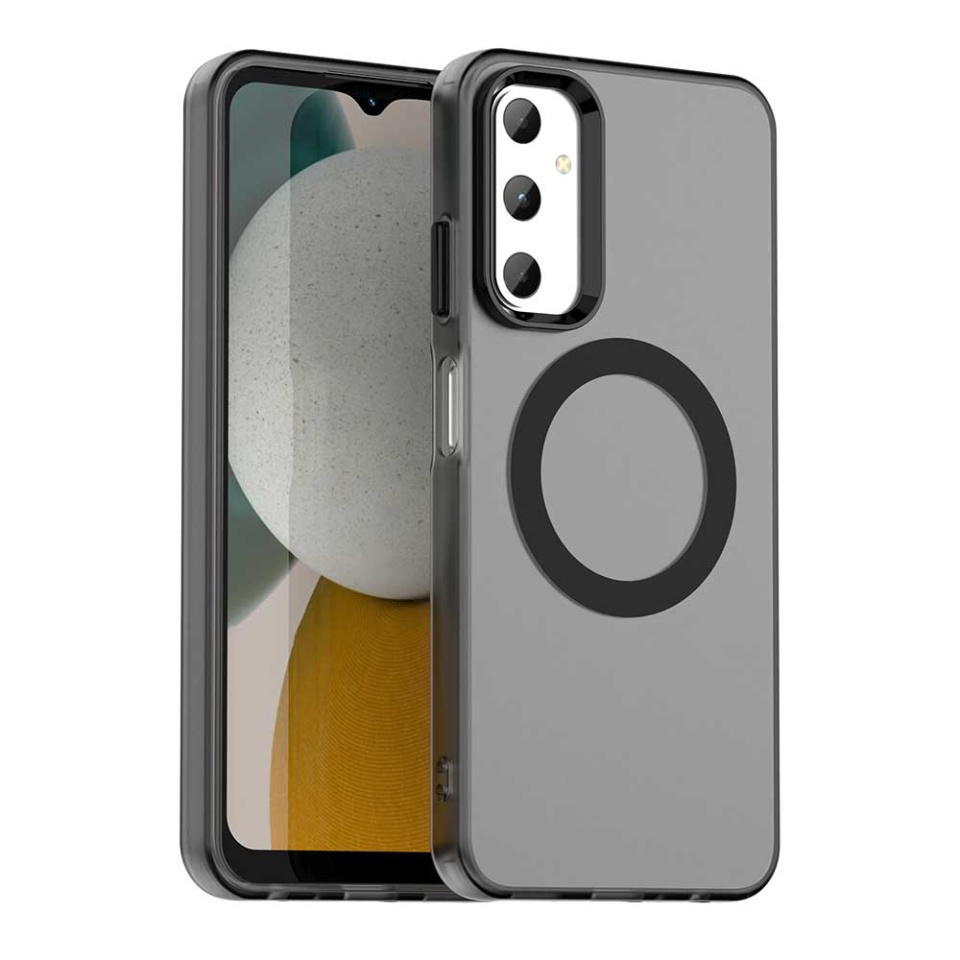 Husa pentru Samsung Galaxy A05s, SKYDDAR INOVATION, CandyCase, Magsafe, set cu sticker, Negru