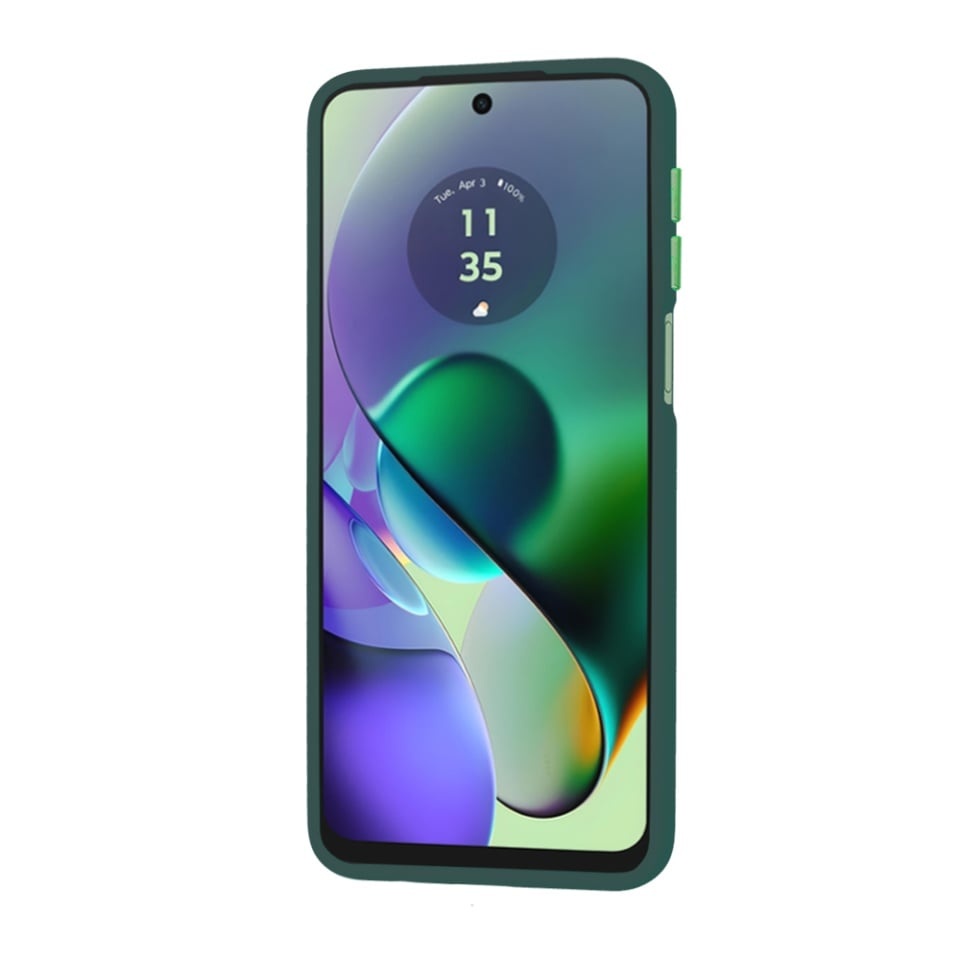 Husa pentru Samsung Galaxy A06, ce Absoarbe Cele mai Aspre Socuri, Skyddar Frosted - Verde inchis - 2 | YEO