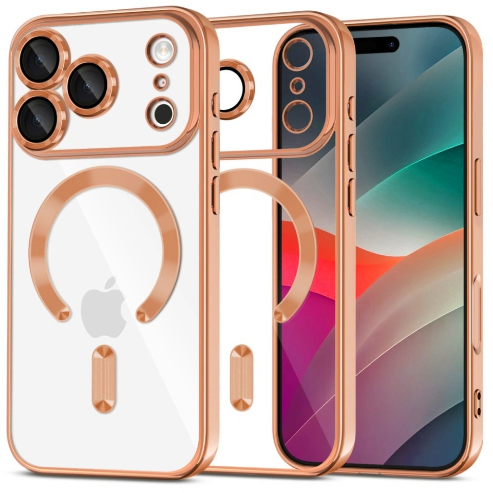 Husa pentru Samsung Galaxy A07 4G, SKYDDAR INNOVATION, Luxury Shield Magsafe, Protectie Antisoc, set cu sticker, Portocaliu