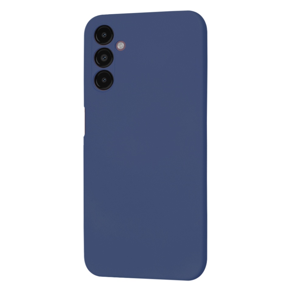 Husa pentru Samsung Galaxy A14 5G / Galaxy A14 4G din Silicon Catifelat, Protectie Premium, Skyddar SoftElegance - Bleumarin - 3 | YEO