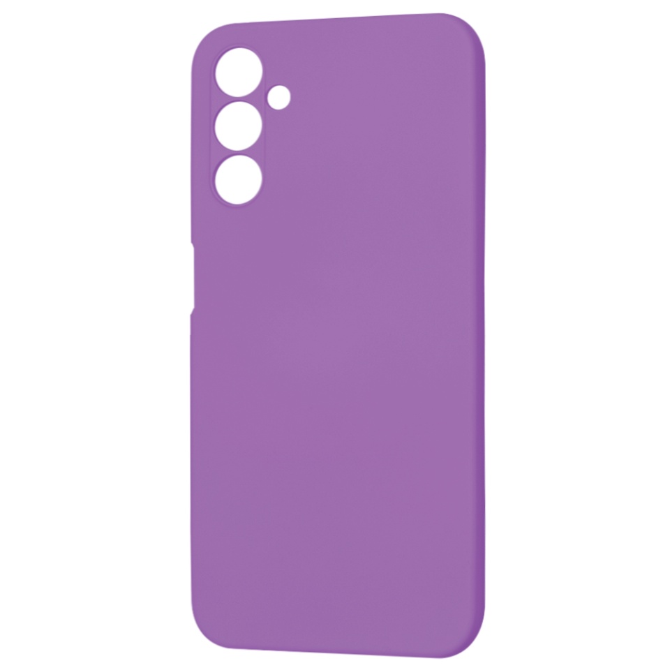 Husa pentru Samsung Galaxy A14 5G / Galaxy A14 4G din Silicon Catifelat, Protectie Premium, Skyddar SoftElegance - Mov - 1 | YEO