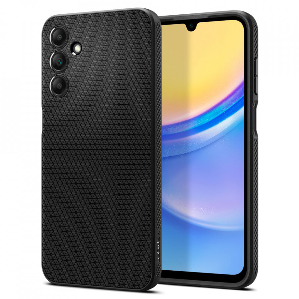Husa pentru Samsung Galaxy A15 4G / A15 5G, Spigen Liquid Air - Matte Black