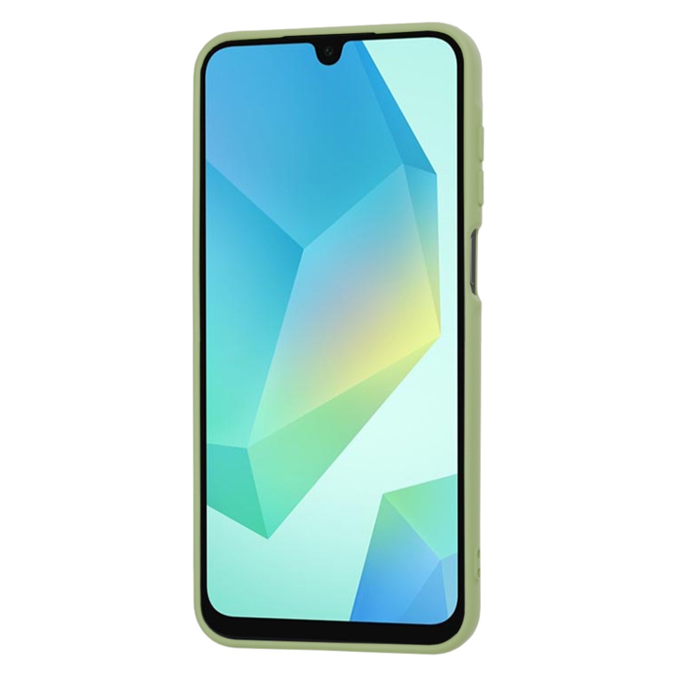 Husa pentru Samsung Galaxy A16 4G / Galaxy A16 5G din Silicon Catifelat, Protectie Premium, Skyddar SoftElegance - Verde - 1 | YEO