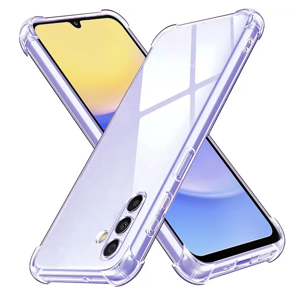 Husa pentru Samsung Galaxy A16 4G / Galaxy A16 5G , SKYDDAR INNOVATION, Shockproof Clear din Silicon Slim, Transparenta, set cu sticker