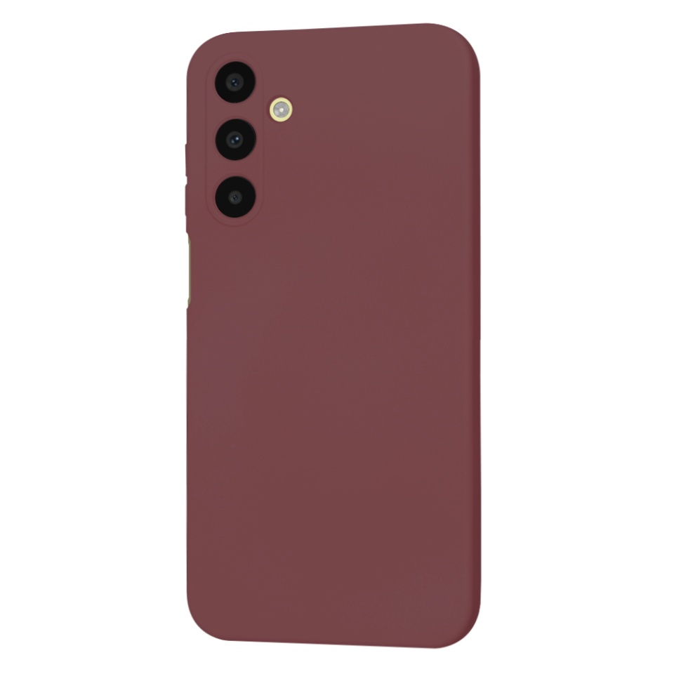 Husa pentru Samsung Galaxy A25 5G din Silicon Catifelat, Protectie Premium, Skyddar SoftElegance Magsafe - Bordo - 1 | YEO