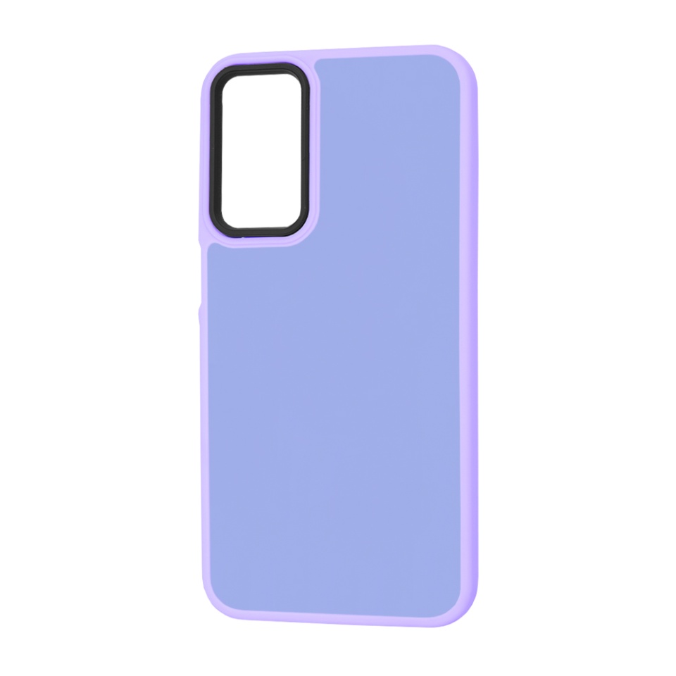 Husa pentru Samsung Galaxy A25 5G, SKYDDAR INNOVATION, HaloFrost, AntiSoc, Mov deschis, set cu sticker - 3 | YEO