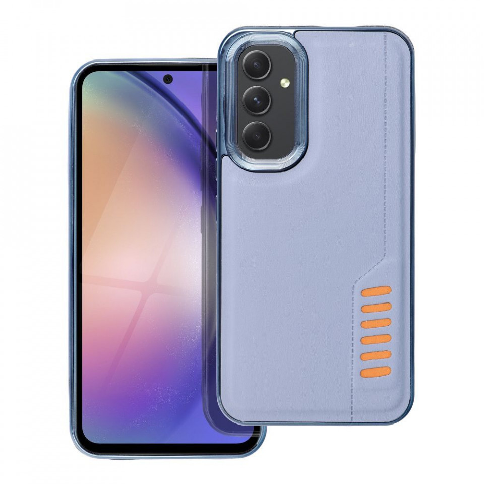 Husa pentru Samsung Galaxy A54 5G premium, Skyddar Milano - Albastru
