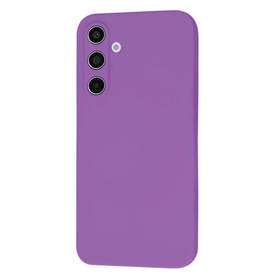 Husa pentru Samsung Galaxy A55 5G din Silicon Catifelat, Protectie Premium, Skyddar SoftElegance Magsafe - Mov - 1 | YEO