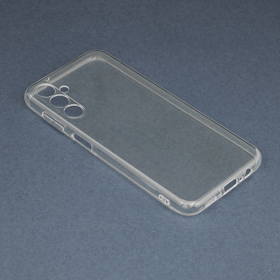 Husa pentru Samsung Galaxy M14, SKYDDAR INNOVATION, ClearGuard, din silicon transparent, set cu sticker, Transparenta - 1 | YEO