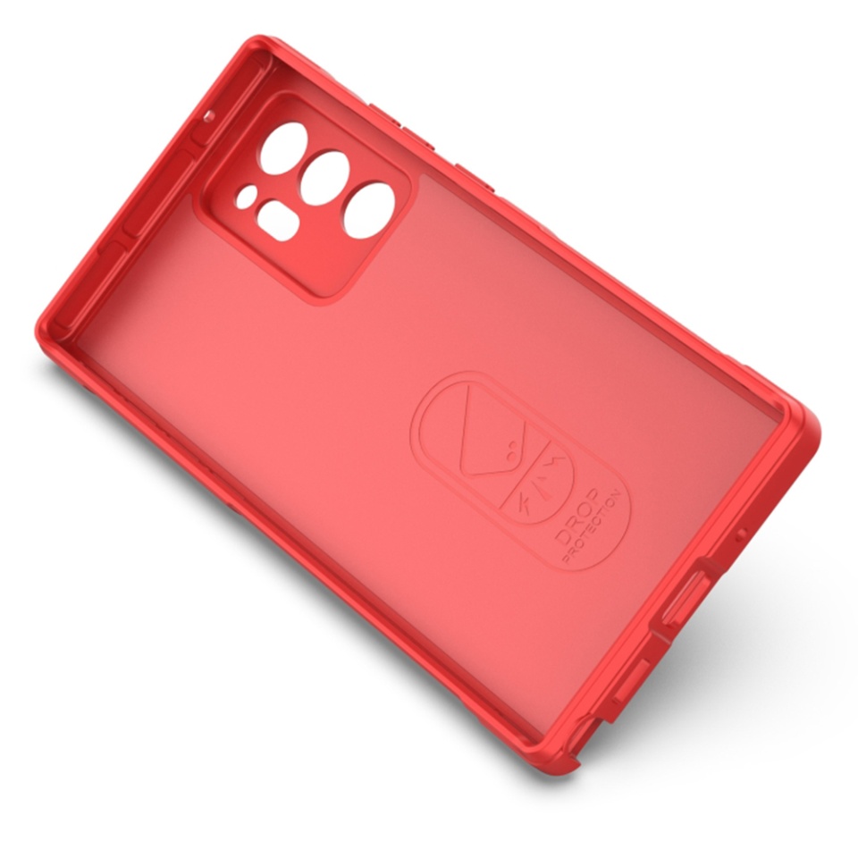 Husa pentru Samsung Galaxy Note 20 Ultra 5G / Galaxy Note 20 Ultra, SKYDDAR INNOVATION, Magic Shield, din Silicon Mat, set cu sticker, Negru - 5