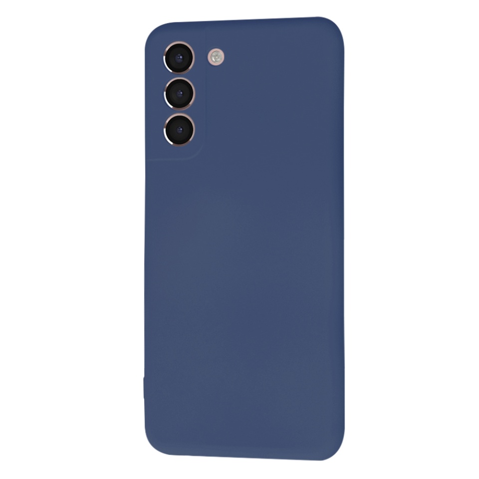 Husa pentru Samsung Galaxy S21 5G din Silicon Catifelat, Protectie Premium, Skyddar SoftElegance MagSafe - Bleumarin - 2 | YEO
