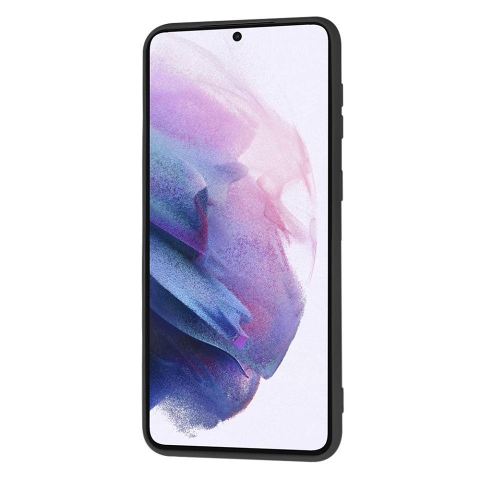 Husa pentru Samsung Galaxy S21 Plus 5G din Silicon Catifelat, Protectie Premium, Skyddar SoftElegance - Negru - 2 | YEO