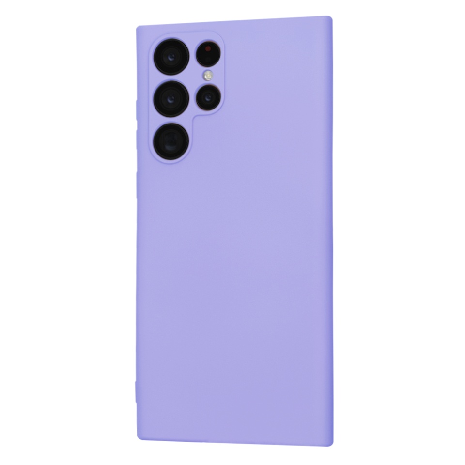 Husa pentru Samsung Galaxy S22 Ultra 5G din Silicon Catifelat, Protectie Premium, Skyddar SoftElegance MagSafe - Violet - 2 | YEO
