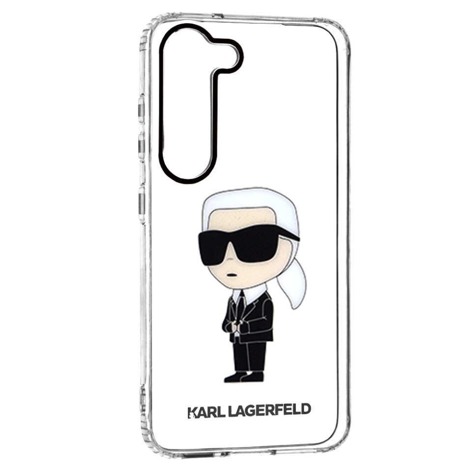 Husa pentru Samsung Galaxy S23, Hardcase Transparent, Karl Lagerfeld, Transparenta - 1 | YEO