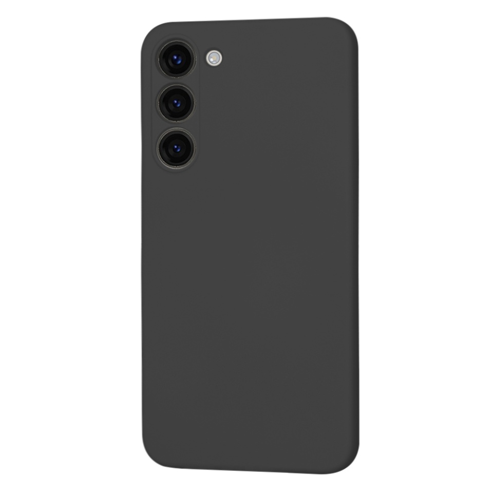 Husa pentru Samsung Galaxy S23 Plus din Silicon Catifelat, Protectie Premium, Skyddar SoftElegance MagSafe - Negru - 2 | YEO