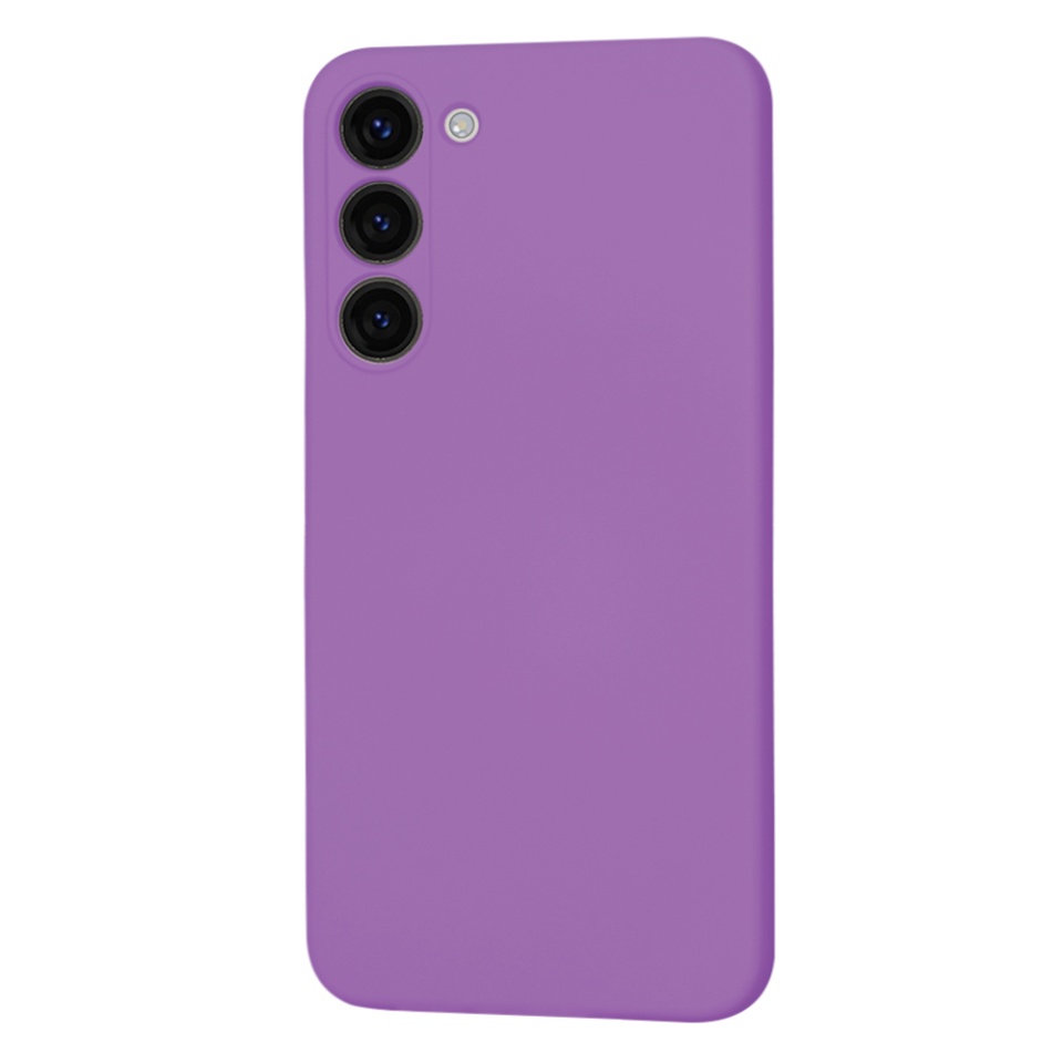 Husa pentru Samsung Galaxy S23 Plus din Silicon Catifelat, Protectie Premium, Skyddar SoftElegance MagSafe - Mov - 2 | YEO