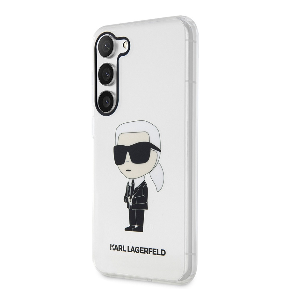 Husa pentru Samsung Galaxy S23 Plus, Hardcase Transparent, Karl Lagerfeld, Transparenta - 3 | YEO