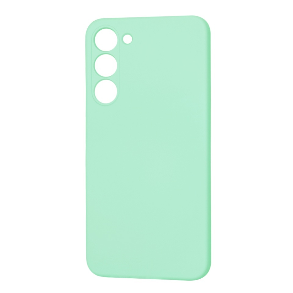 Husa pentru Samsung Galaxy S23 Plus, SKYDDAR INNOVATION, din Silicon Catifelat, SoftFlex Magsafe, set cu sticker, Verde deschis - 2 | YEO