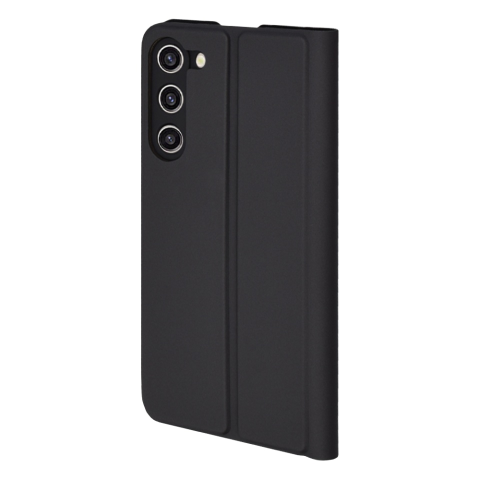 Husa pentru Samsung Galaxy S23 Plus, SKYDDAR INNOVATION, Magskin Book, tip Carte cu Portofel Interior, set cu sticker, Negru - 2 | YEO