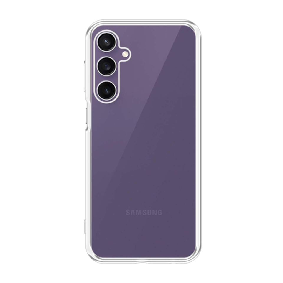 Husa pentru Samsung Galaxy S24 FE, din silicon, 3mk Clear Case, Transparent - 1 | YEO