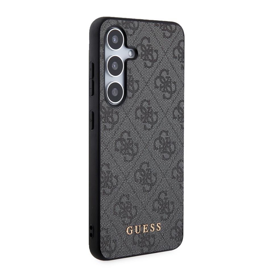 Husa pentru Samsung Galaxy S24 Plus, Guess, Hardcase 4G Metal Gold Logo, Negru - 2 | YEO