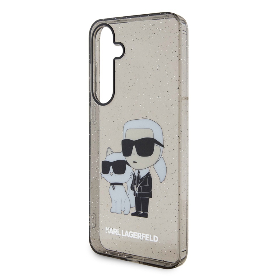Husa pentru Samsung Galaxy S24 Plus, Hardcase Glitter, Karl Lagerfeld, Albastru - 3 | YEO