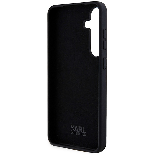 Husa pentru Samsung Galaxy S24 Plus, Silicone, Karl Lagerfeld, Negru - 3 | YEO