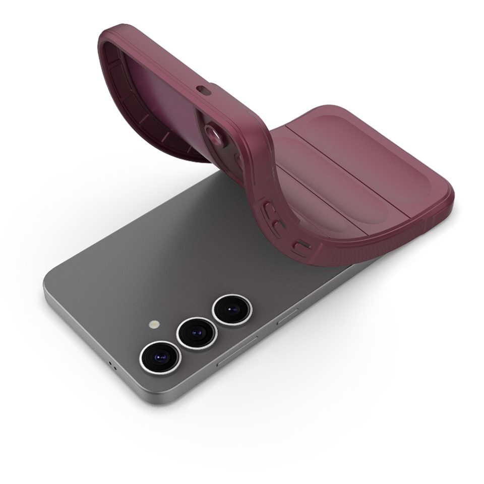 Husa pentru Samsung Galaxy S25 eleganta, din silicon mat, SKDR Vogue - Verde - 1 | YEO