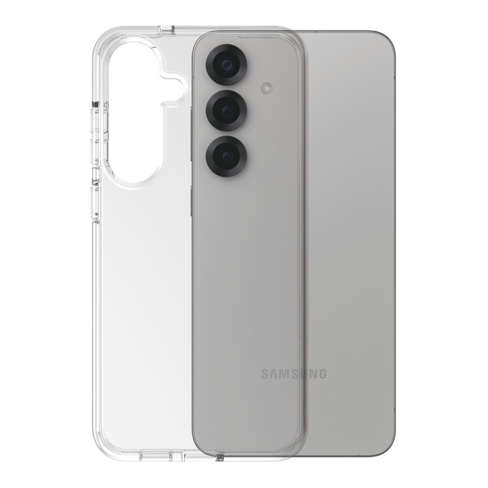 Husa pentru Samsung Galaxy S25 Plus, PanzerGlass, CARE Flagship Urban Combat, Anti-Soc 4.8m, Anti-Ingalbenire, Design Slim, Compatibila MagSafe, Transparenta