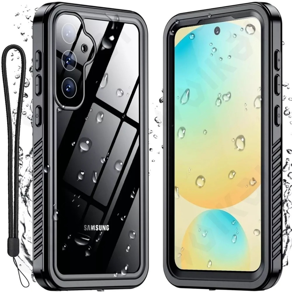 Husa pentru Samsung Galaxy S25, ShellBox, Waterproof IP68 Case, Full Body, Protectie Totala, Anti-Soc, Rezistenta la Apa si Praful, Negru