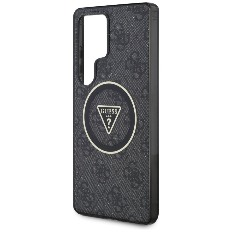 Husa pentru Samsung Galaxy S25 Ultra IML Glitter Circle MagSafe, Guess - Negru - 3 | YEO