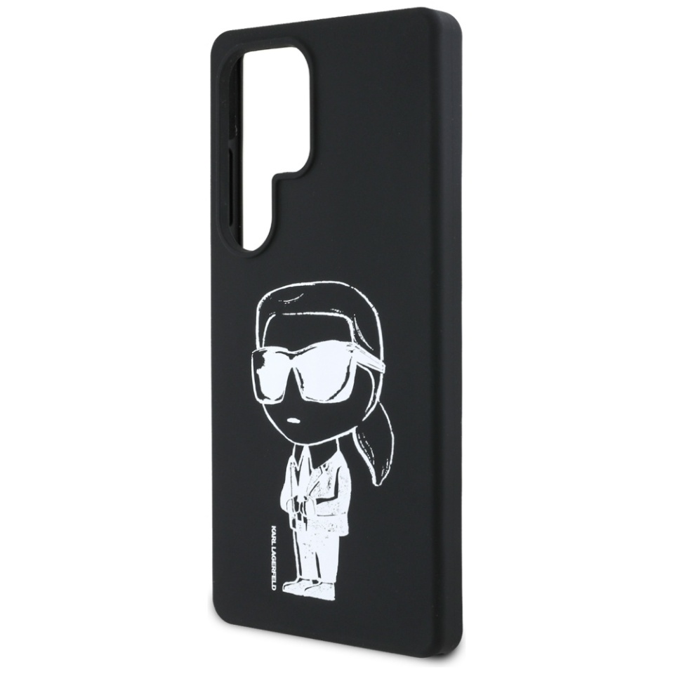 Husa pentru Samsung Galaxy S25 Ultra, Silicone MagSafe, Karl Lagerfeld - Negru - 5