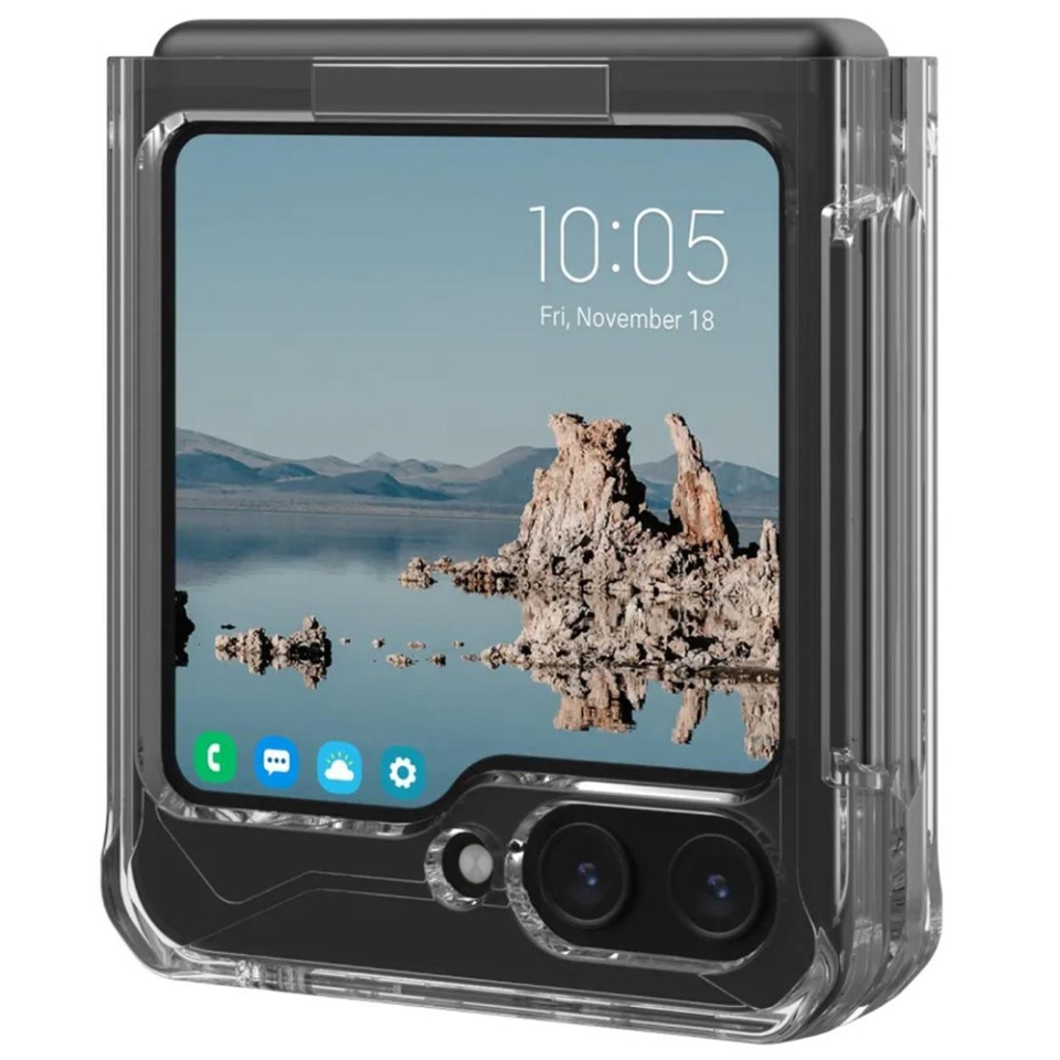 Husa pentru Samsung Galaxy Z Flip5, Plyo Pro, UAG - Argintiu - 3 | YEO