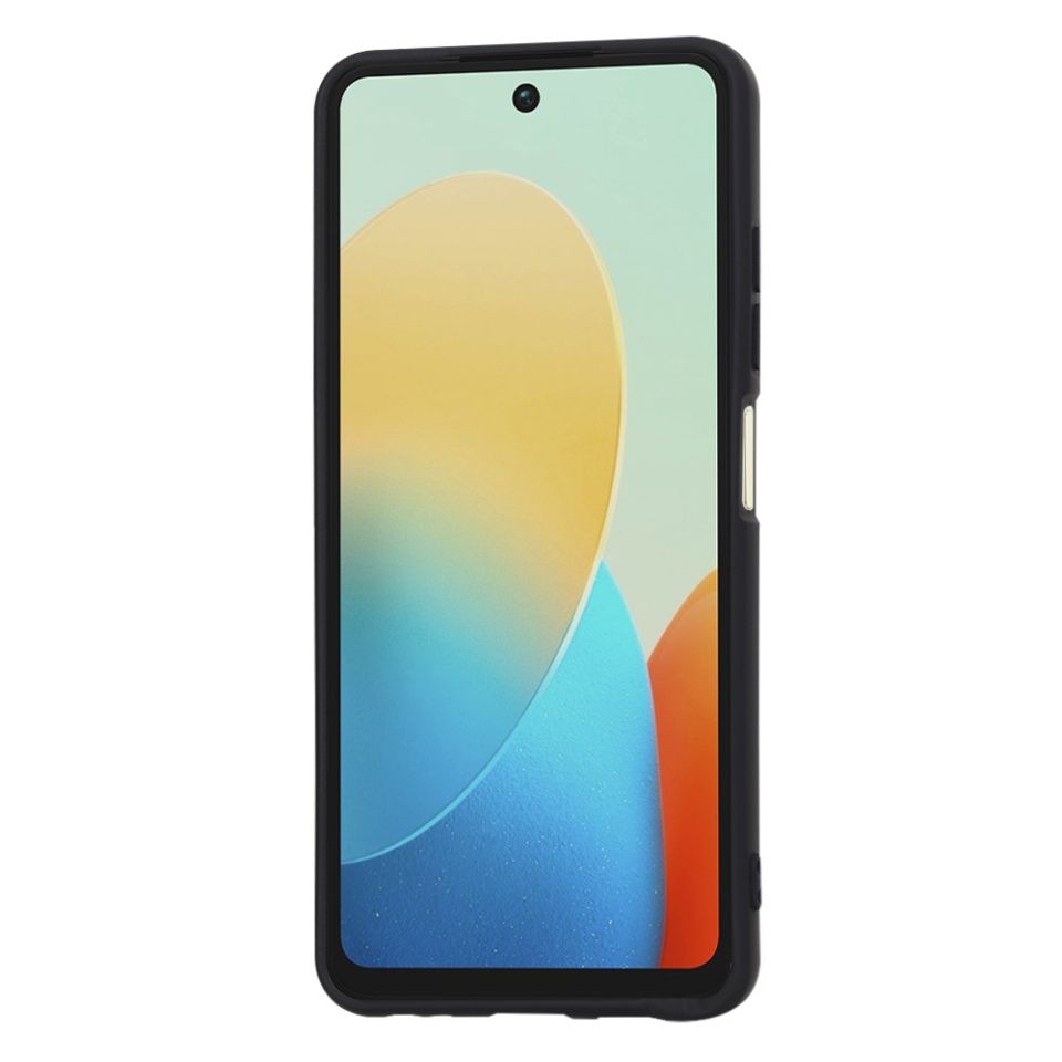 Husa pentru Tecno Spark Go 2024 / Spark 20C din Silicon Catifelat, Protectie Premium, Skyddar SoftElegance - Negru - 3 | YEO
