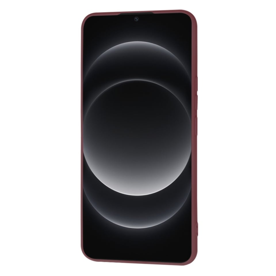 Husa pentru Xiaomi 14 Ultra din Silicon Catifelat, Protectie Premium, Skyddar SoftElegance - Bordo - 2 | YEO