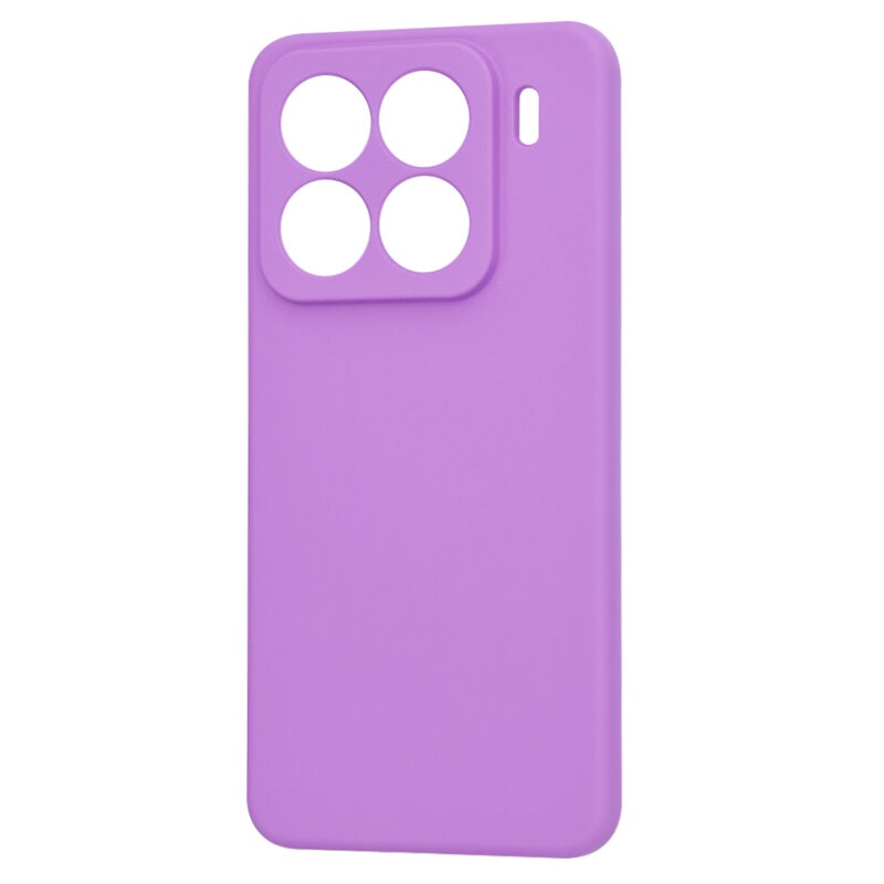 Husa pentru Xiaomi 15 Pro din Silicon Catifelat, Protectie Premium, Skyddar SoftElegance - Mov - 3 | YEO