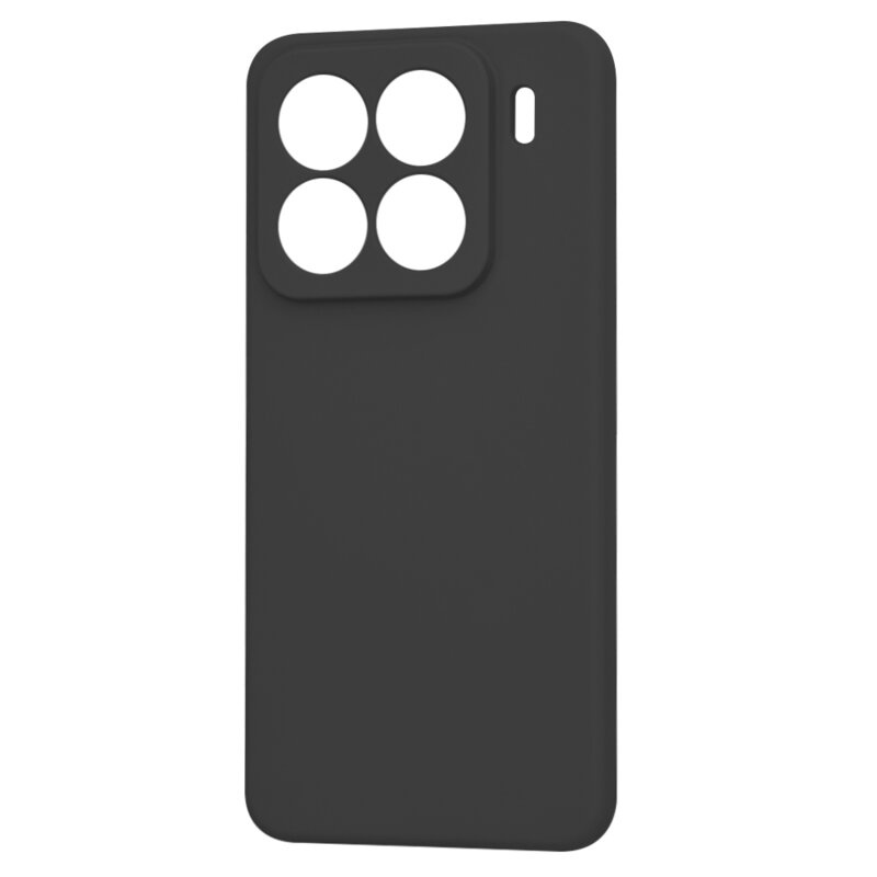 Husa pentru Xiaomi 15 Pro din Silicon Catifelat, Protectie Premium, Skyddar SoftElegance - Negru - 3 | YEO